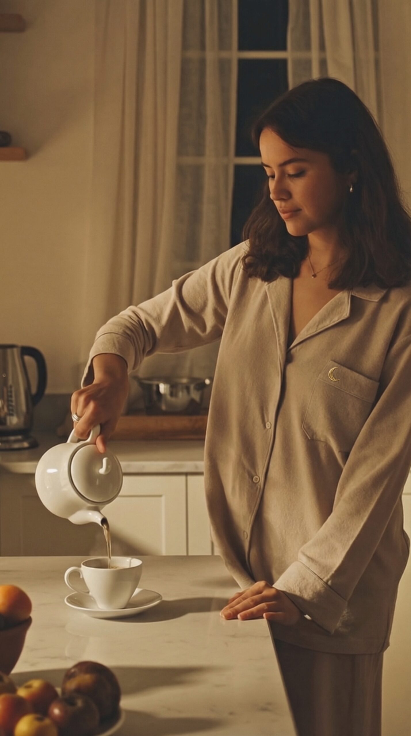 התעוררות בחצות וללגום קפה